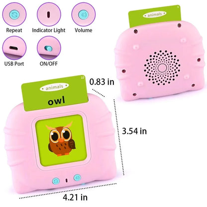 Rechargeable Flash card Reader Toddler Toy