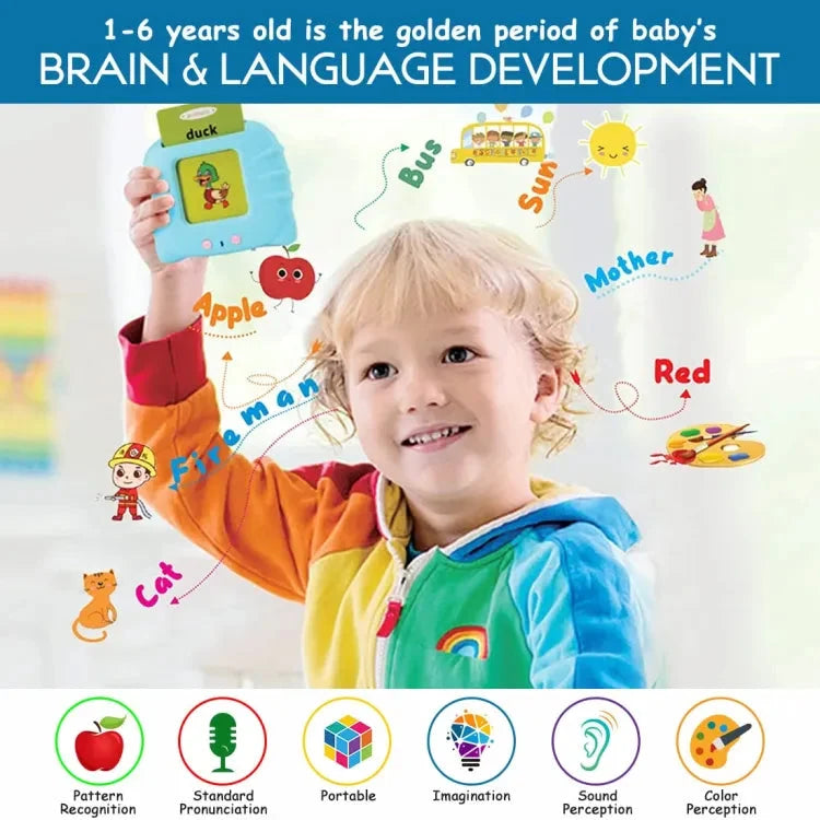 Rechargeable Flash card Reader Toddler Toy