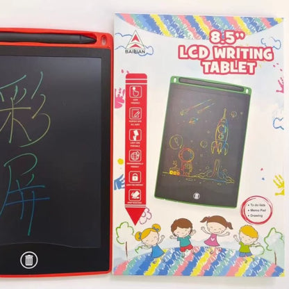 8.5-Inch LCD Drawing Tablet for Kids – Colorful Writing Pad