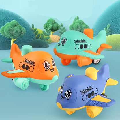 Press & Slide Airplane Toy for Kids – Colorful Aircraft