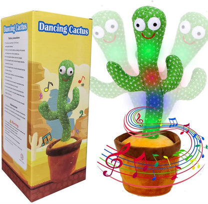 Dancing Talking Cactus Toy – USB Rechargeable