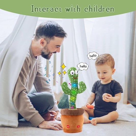 Dancing Talking Cactus Toy – USB Rechargeable
