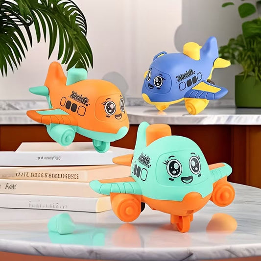 Press & Slide Airplane Toy for Kids – Colorful Aircraft